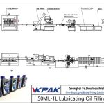 Automatic 50ML-1L Lubricating Oil Filling Line Automatische 50ML-1L smeerolie-vullijn