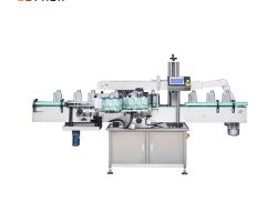 Automatische dubbelzijdige shampoo-fles-etiketteermachine