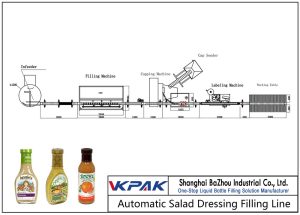 Automatische vullijn voor saladedressing